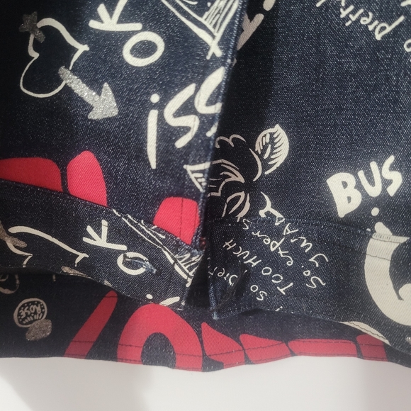 Cactus Flower Graffiti Button Down Jacket Size XL - Picture 3 of 6